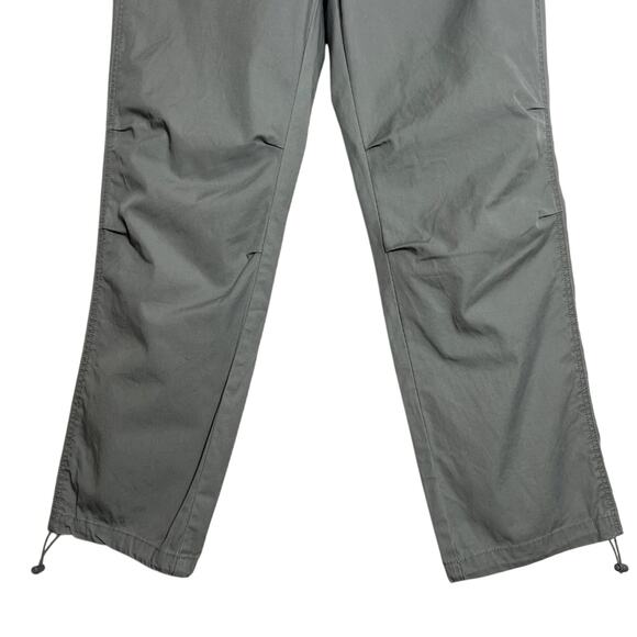 G1 G-One Goods Parachute Crop Pant SIZE 2 Gray Green Pull-Stop Ankle Cotton - Picture 10 of 12